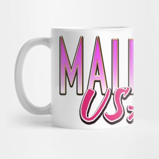 Malibu USA vintage text Mug